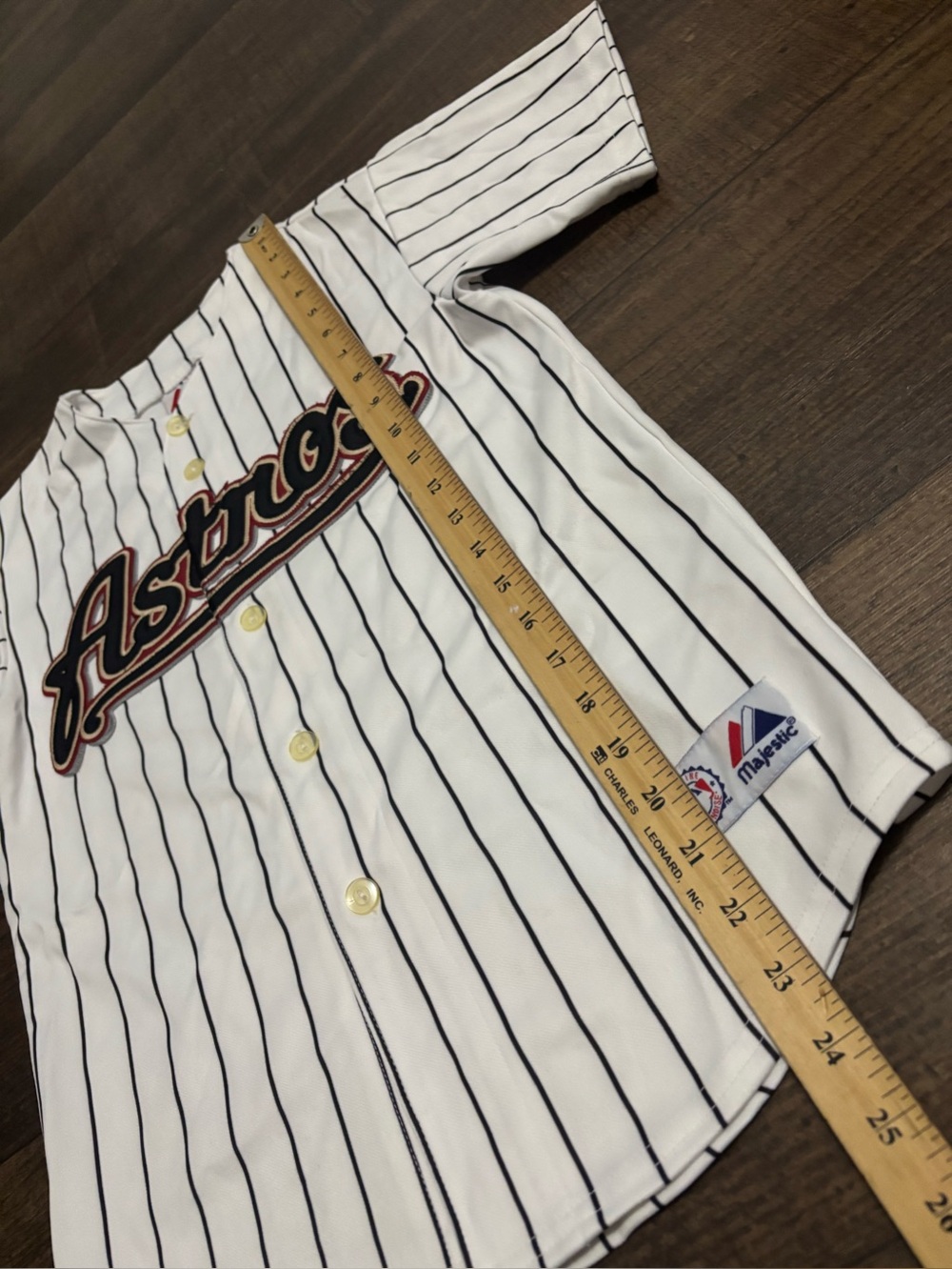 Houston Astros Majestic Baseball Jersey Lance Berkman #17 Youth Medium - Picture 7 of 7